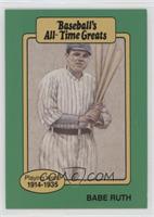 Babe Ruth (Green Border; Hat Logo Partially Visible) [EX to NM]