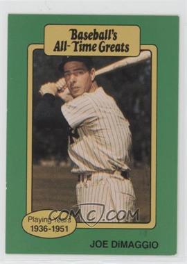 1987 Hygrade Baseball's All-Time Greats - [Base] #_JODI.1 - Joe DiMaggio (Hat Logo Not Visible)