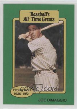 1987 Hygrade Baseball's All-Time Greats - [Base] #_JODI.1 - Joe DiMaggio (Hat Logo Not Visible)