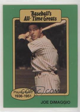 1987 Hygrade Baseball's All-Time Greats - [Base] #_JODI.1 - Joe DiMaggio (Hat Logo Not Visible)