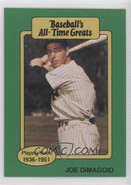 1987 Hygrade Baseball's All-Time Greats - [Base] #_JODI.1 - Joe DiMaggio (Hat Logo Not Visible)