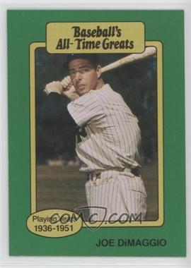 1987 Hygrade Baseball's All-Time Greats - [Base] #_JODI.1 - Joe DiMaggio (Hat Logo Not Visible)