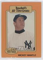 Mickey Mantle (Orange Border; Yellow on Back) [Good to VG‑EX]