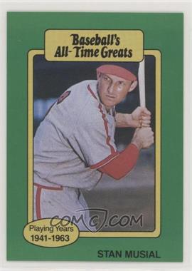 1987 Hygrade Baseball's All-Time Greats - [Base] #_STMU.1 - Stan Musial (Hat Logo Not Visible)