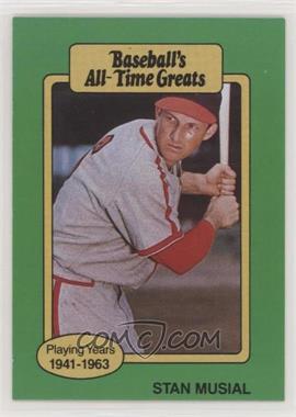 1987 Hygrade Baseball's All-Time Greats - [Base] #_STMU.1 - Stan Musial (Hat Logo Not Visible)