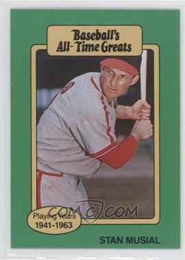 1987 Hygrade Baseball's All-Time Greats - [Base] #_STMU.1 - Stan Musial (Hat Logo Not Visible)