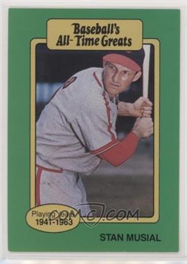 1987 Hygrade Baseball's All-Time Greats - [Base] #_STMU.1 - Stan Musial (Hat Logo Not Visible)