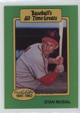 1987 Hygrade Baseball's All-Time Greats - [Base] #_STMU.2 - Stan Musial (Hat Logo Visible)