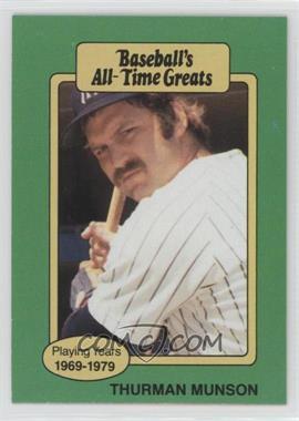 1987 Hygrade Baseball's All-Time Greats - [Base] #_THMU - Thurman Munson