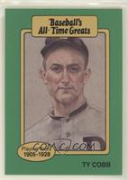 Ty Cobb (Green Border: Hat Logo Barely Visible)