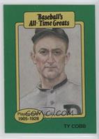 Ty Cobb (Green Border: Hat Logo Barely Visible)