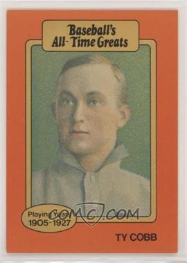 1987 Hygrade Baseball's All-Time Greats - [Base] #_TYCO.2 - Ty Cobb (Orange Border)