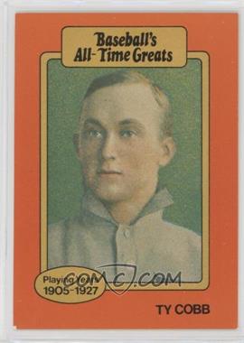 1987 Hygrade Baseball's All-Time Greats - [Base] #_TYCO.2 - Ty Cobb (Orange Border)