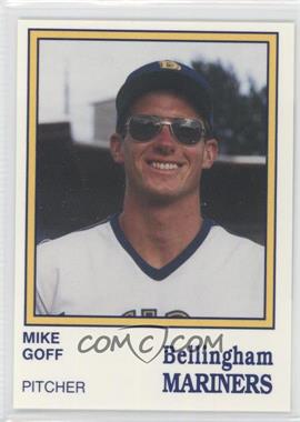 1987 International Sportcard Bellingham Mariners - [Base] #18 - Mike Goff
