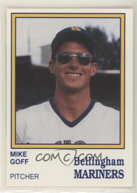 1987 International Sportcard Bellingham Mariners - [Base] #18 - Mike Goff