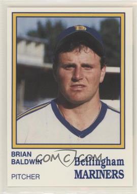 1987 International Sportcard Bellingham Mariners - [Base] #19 - Brian Baldwin