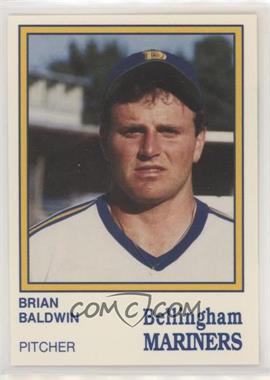 1987 International Sportcard Bellingham Mariners - [Base] #19 - Brian Baldwin