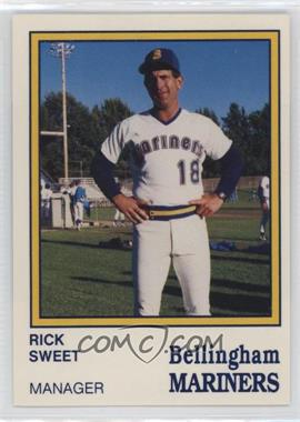 1987 International Sportcard Bellingham Mariners - [Base] #24 - Rick Sweet