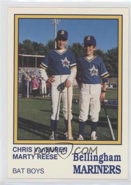 1987 International Sportcard Bellingham Mariners - [Base] #32 - Marty Reese, Chris VanBuren