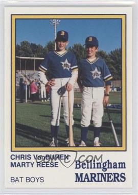 1987 International Sportcard Bellingham Mariners - [Base] #32 - Marty Reese, Chris VanBuren