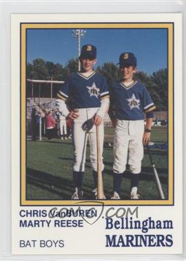 1987 International Sportcard Bellingham Mariners - [Base] #32 - Marty Reese, Chris VanBuren