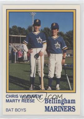 1987 International Sportcard Bellingham Mariners - [Base] #32 - Marty Reese, Chris VanBuren