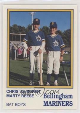 1987 International Sportcard Bellingham Mariners - [Base] #32 - Marty Reese, Chris VanBuren