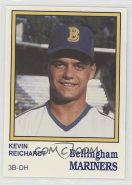 1987 International Sportcard Bellingham Mariners - [Base] #5 - Kevin Reichardt