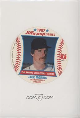 1987 Jiffy Pop Collector's Edition Discs - Food Issue [Base] #3 - Jack Morris