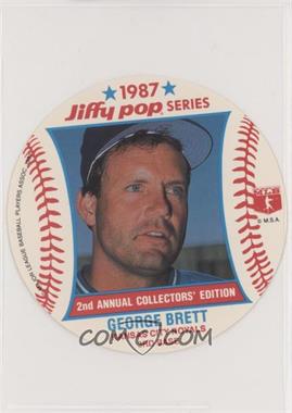 1987 Jiffy Pop Collector's Edition Discs - Food Issue [Base] #5 - George Brett