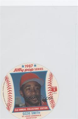 1987 Jiffy Pop Collector's Edition Discs - Food Issue [Base] #7 - Ozzie Smith