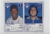 Rickey Henderson, Fernando Valenzuela [EX to NM]