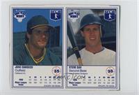 Jose Canseco, Steve Sax