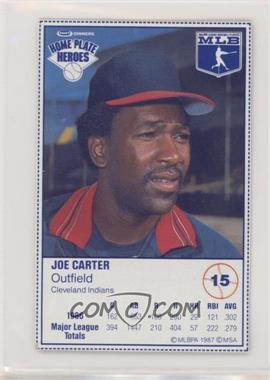 1987 Kraft Home Plate Heroes - Food Issue [Base] #15 - Joe Carter