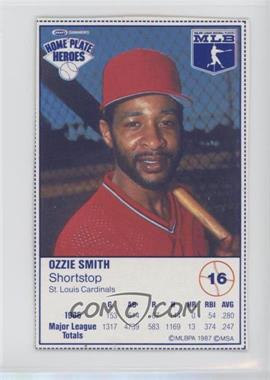 1987 Kraft Home Plate Heroes - Food Issue [Base] #16 - Ozzie Smith