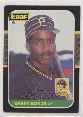 1987 Leaf Canadian - [Base] #219 - Barry Bonds [EX to NM]