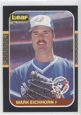 1987 Leaf Canadian - [Base] #229 - Mark Eichhorn