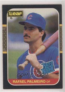 1987 Leaf Canadian - [Base] #43 - Rated Rookies - Rafael Palmeiro [EX to NM]