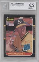 Rated Rookies - Mark McGwire [BGS 6.5 EX‑MT+]