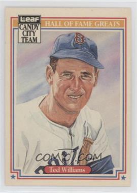 1987 Leaf Candy City Team - [Base] #H5 - Ted Williams