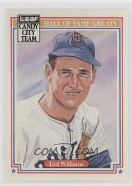 1987 Leaf Candy City Team - [Base] #H5 - Ted Williams