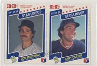 Don Mattingly, Gary Carter