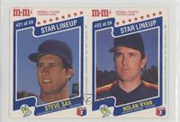 Steve Sax, Nolan Ryan [Noted]