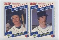 Wade Boggs, Jack Morris [Noted]