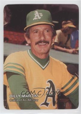 1987 Mother's Cookies Oakland Athletics All-Time All-Stars - Stadium Giveaway [Base] #23 - Billy Martin