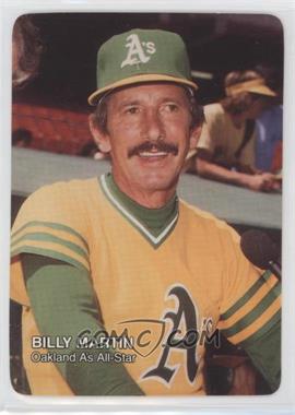 1987 Mother's Cookies Oakland Athletics All-Time All-Stars - Stadium Giveaway [Base] #23 - Billy Martin