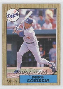 1987 O-Pee-Chee - [Base] #144 - Mike Scioscia