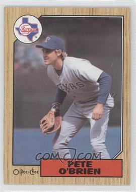 1987 O-Pee-Chee - [Base] #17 - Pete O'Brien