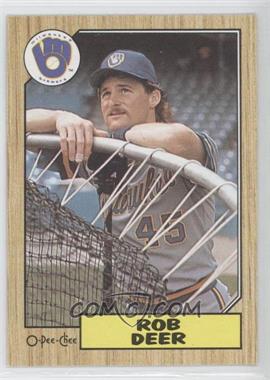 1987 O-Pee-Chee - [Base] #188 - Rob Deer