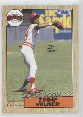 1987 O-Pee-Chee - [Base] #253 - Eddie Milner